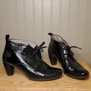 Ecco lace up booties